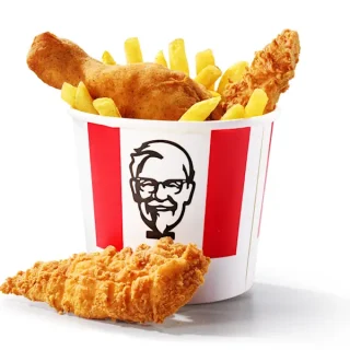 Bucket For 1 Strips and Chicken Piece