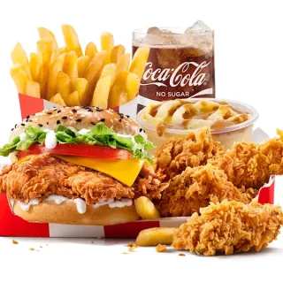 Wicked Zinger Box Lrg (With Colonel Burger)