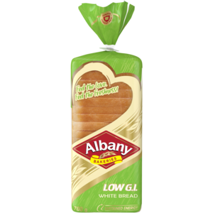 Albany Low G.I. Sliced White Bread Loaf 700g