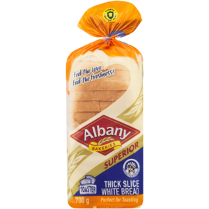 Albany Superior Thick Slice White Bread 700g