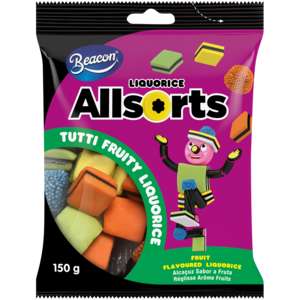Allsorts Tutti Frutti Flavoured Liquorice 150g
