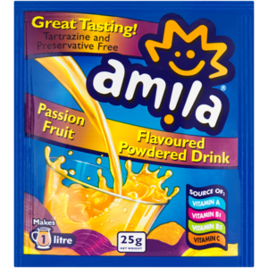 Amila Passion Fruit Flavoured Powdered Drink 25g