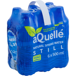 aQuellé Still Natural Spring Water 6 x 500ml