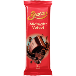 Beacon Midnight Velvet Chocolate Slab 80g