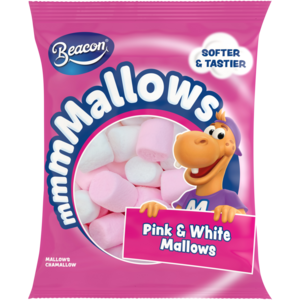 Beacon Pink & White Mallows 300g