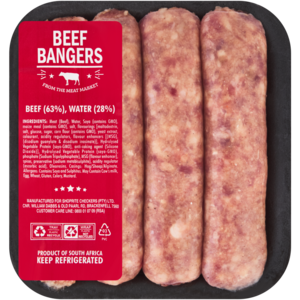 Beef Bangers Per KG