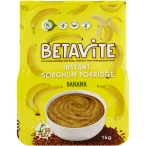 Betavite Banana Instant Sorghum Porridge 1kg