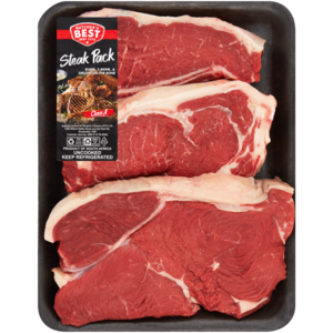 Butchery Beef Steak Pack Per KG