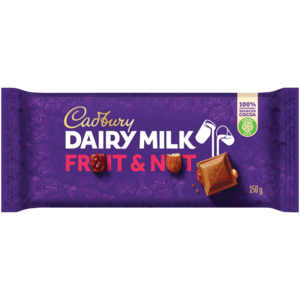 Cadbury Dairy Milk Fruit & Nut Chocolate Slab 150g