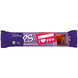 Cadbury P.S. Milk Chocolate Bar 48g