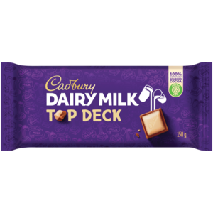 Cadbury Dairy Milk Top Deck Chocolate Slab 150g
