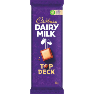 Cadbury Dairy Milk Top Deck Chocolate Slab 80g