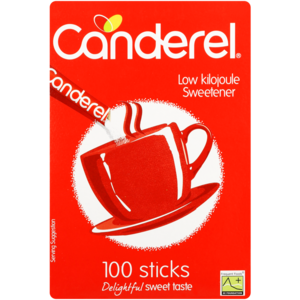 Canderel Low Kilojoule Sweetener Sticks 100 Pack