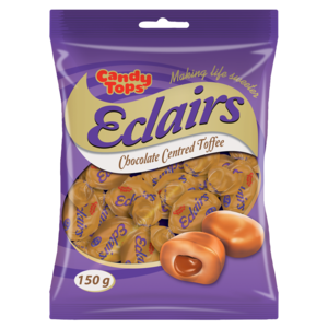 Candy Tops Chocolate Eclairs 150g