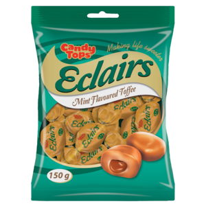 Candy Tops Mint Flavoured Eclairs 150g
