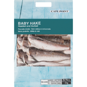 Cape Point Frozen Baby Hake 2kg