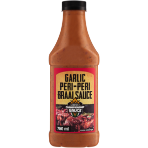 Championship Garlic Peri-Peri Braai Sauce 750ml