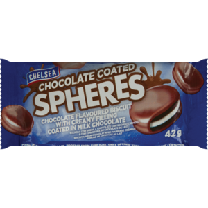 Chelsea Spheres Chocolate Coated Biscuits 42g