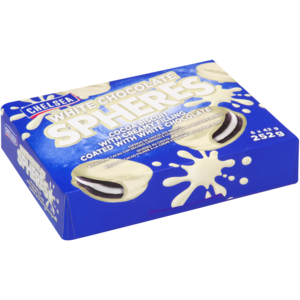 Chelsea White Chocolate Spheres Cocoa Biscuits 252g