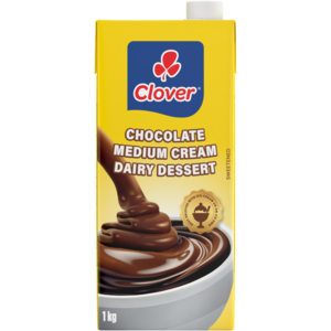Clover Chocolate Medium Cream Dairy Dessert 1kg