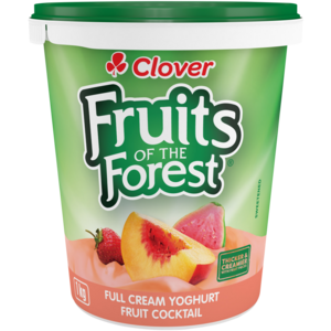Clover Fruits of the Forest Fruit Cocktail Full Cream Yoghurt 1kg