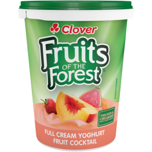 Clover Fruits of the Forest Fruit Cocktail Full Cream Yoghurt 500g
