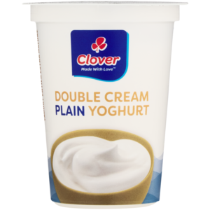 Clover Plain Double Cream Yoghurt 150g
