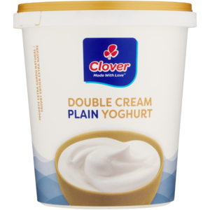 Clover Plain Double Cream Yoghurt 1kg