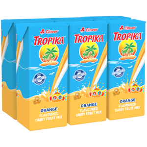 Clover Tropika Orange Flavoured Dairy Fruit Mix 6 x 200ml