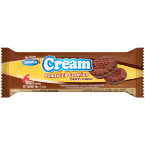 Cremica Choco-Choco Sandwich Cream Cookies 35g