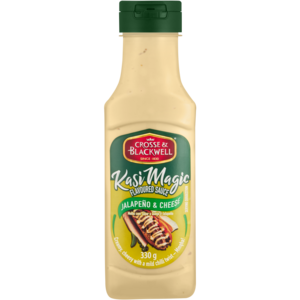 Crosse & Blackwell Kasi Magic Jalapeño & Cheese Flavoured Sauce 330g