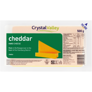 Crystal Valley Cheddar Cheese 500g