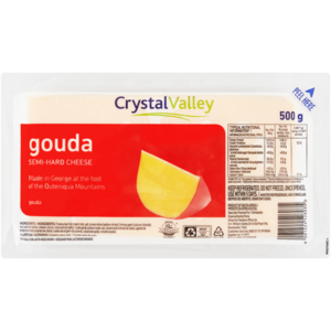 Crystal Valley Semi-Hard Gouda Cheese 500g