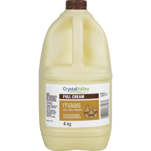 Crystal Valley Full Cream Maas 4kg