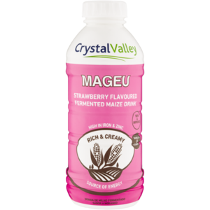 Crystal Valley Strawberry Flavoured Mageu 500ml