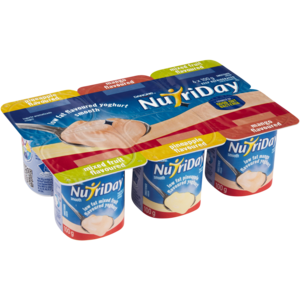 Danone NutriDay Pineapple, Mango & Mixed Fruit Flavoured Low Fat Smooth Yoghurt 100g (Flavour May Vary)