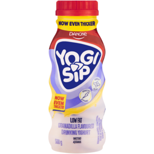 Danone Yogi Sip Granadilla Flavoured Low Fat Drinking Yoghurt 250g