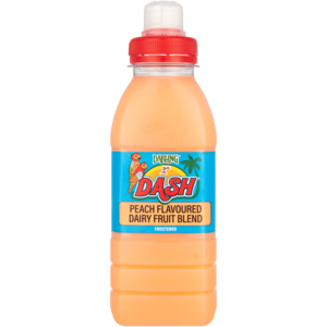 Darling Dash Peach Flavoured Dairy Fruit Blend 350ml