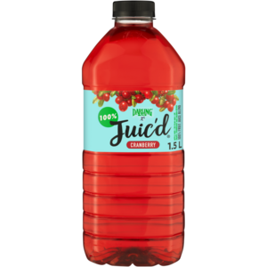 Darling Juic'd Cranberry 100% Fruit Juice Blend 1.5L