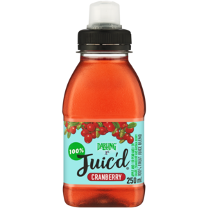 Darling Juic'd Cranberry 100% Fruit Juice Blend 250ml