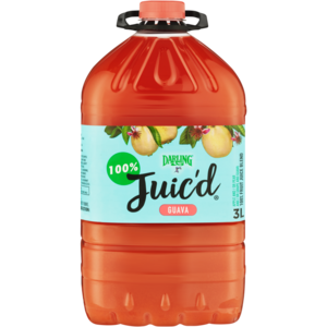 Darling Juic'd Guava 100% Fruit Juice Blend 3L