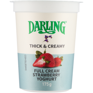 Darling Full Cream Strawberry Yoghurt Tub 175g
