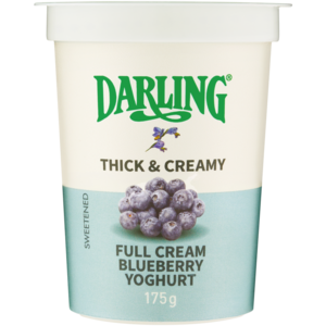 Darling Thick & Creamy Blueberry Full Cream Yoghurt 175g