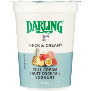 Darling Thick & Creamy Fruit Cocktail Full Cream Yoghurt 175g