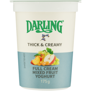 Darling Thick & Creamy Mixed Fruit Full Cream Yoghurt 175g