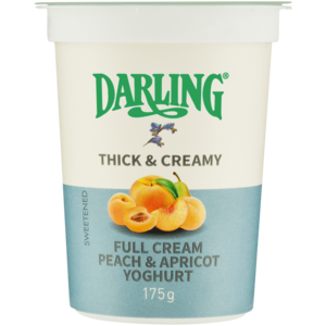 Darling Thick & Creamy Peach & Apricot Full Cream Yoghurt 175g