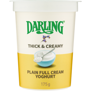 Darling Thick & Creamy Plain Full Cream Yoghurt 175g