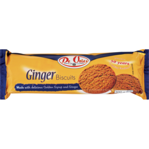 De Vries Ginger Biscuits 200g