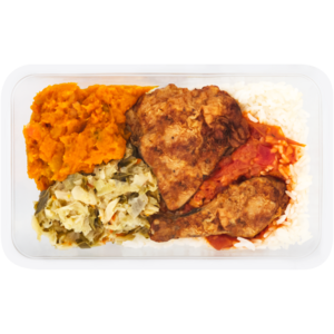 Deli Roast Chicken, Rice and Veg Meal of The Day