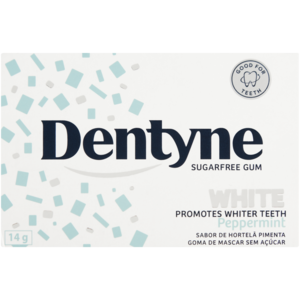 Dentyne Peppermint Flavoured Sugarfree Gum 10 Pack